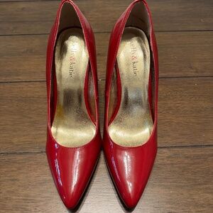 Kelly & Katie Red Stiletto Heels size 7